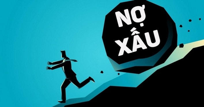 Một biếm họa cho thấy việc thu hồi nợ xấu là rất khó khăn.