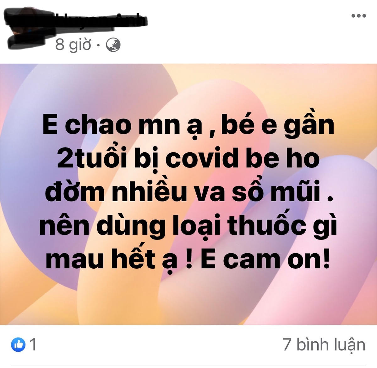 Nhiều phụ huynh tìm kiếm thông tin, thuốc điều trị bệnh Covid-19 cho con qua mạng xã hội.