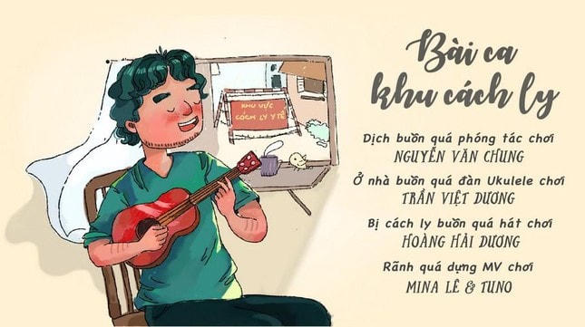 Poster ‘Bài ca khu cách ly’.