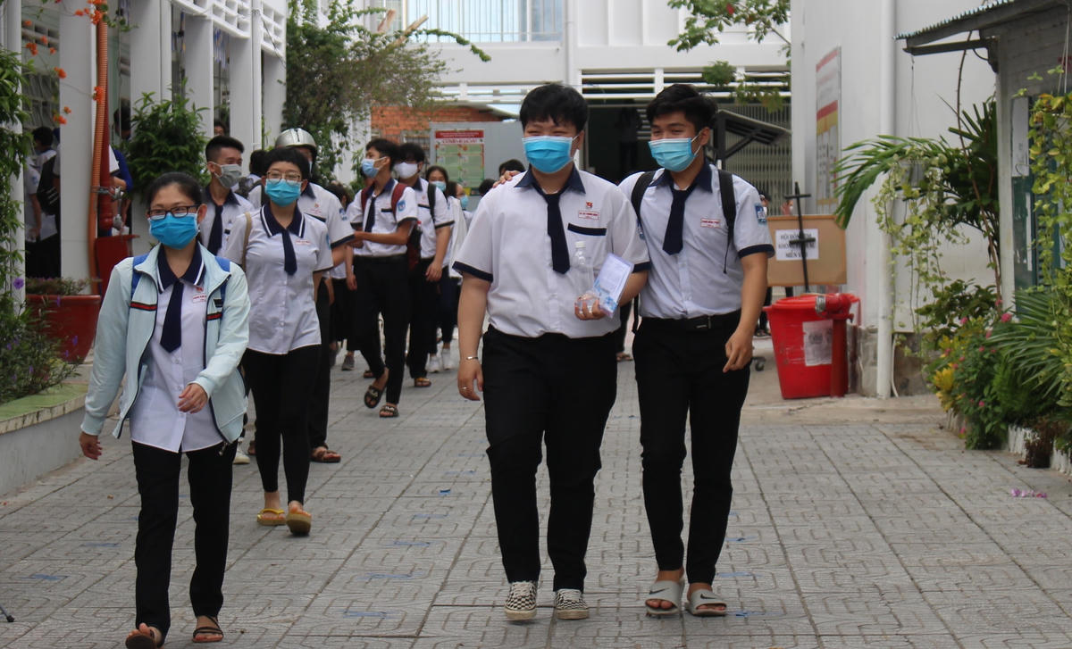Thí sinh trong Kỳ thi tốt nghiệp THPT 2020.