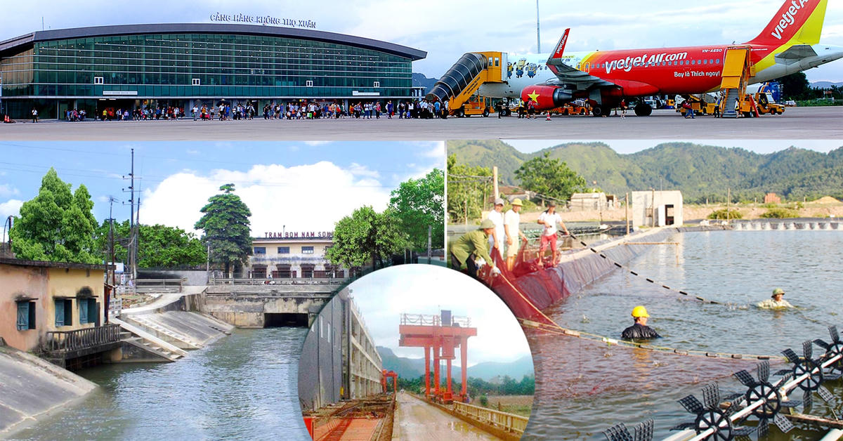 Cảng hàng không Thọ Xuân trên đà phát triển thành cảng hàng không quốc tế. Ảnh: M.H
