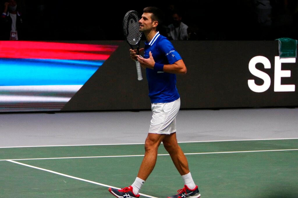 Djokovic đã trải qua năm 2021 thành công rực rỡ.