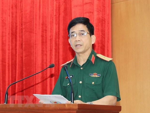 Thiếu tướng Hoàng Kim Phụng, Cục trưởng Cục Gìn giữ hòa bình Việt Nam. (Ảnh: Thành Đạt/TTXVN).