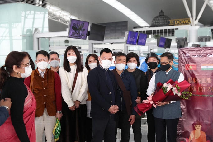 Đoàn du khách Việt Nam đầu tiên trở lại Ấn Độ vào tháng 3/2022 sau thời gian gián đoạn vì dịch Covid-19.