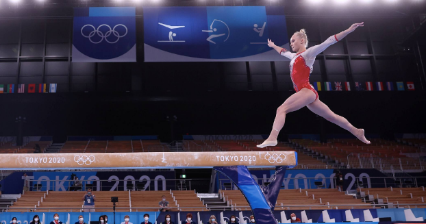 Melnikova năm nay 21 tuổi, vừa giành thêm hai huy chương cho đội tuyển Thể dục dụng cụ (TDDC) Nga.