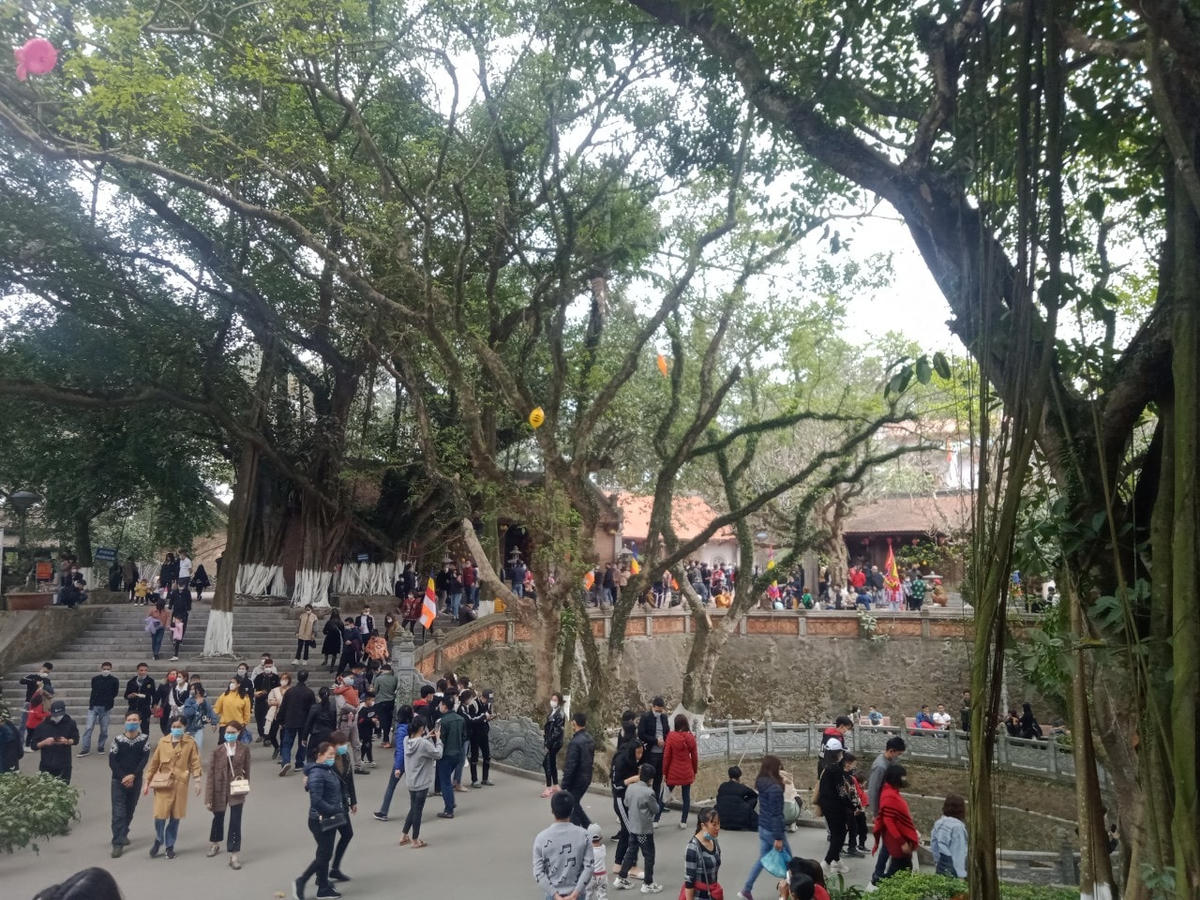Quang cảnh đền An Phụ. Ảnh: B.H.  