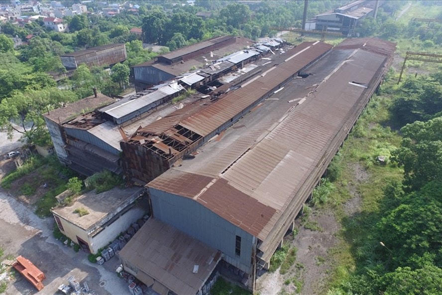 Nhà máy Luyện cán thép Gia Sàng trước khi thành Thái Hưng Eco City.