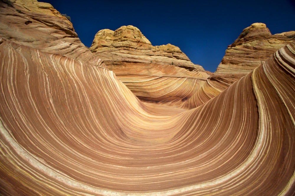 Vùng đá cát The Wave, Arizona, Mỹ. (Nguồn: B.S).