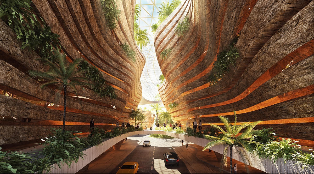 Khu pavilion - một mô hình kiến trúc độc đáo hứa hẹn mang đến nhiều trải nghiệm cho người tham quan khi vừa bước ra khỏi “Lộ”.