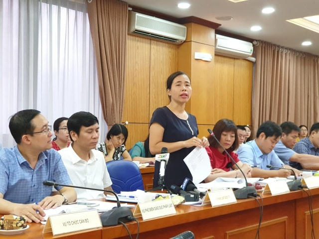 Bà Đặng Kim Hoa - Phó cục trưởng Cục Bổ trợ tư pháp, Bộ Tư pháp.