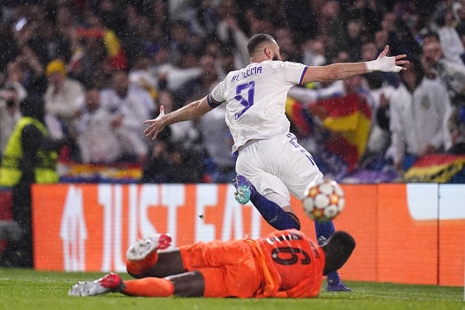 Mọi ánh mắt sẽ lại hướng về Karim Benzema sau chiến tích lập hai cú hat-trick liên tiếp ở Champions League.