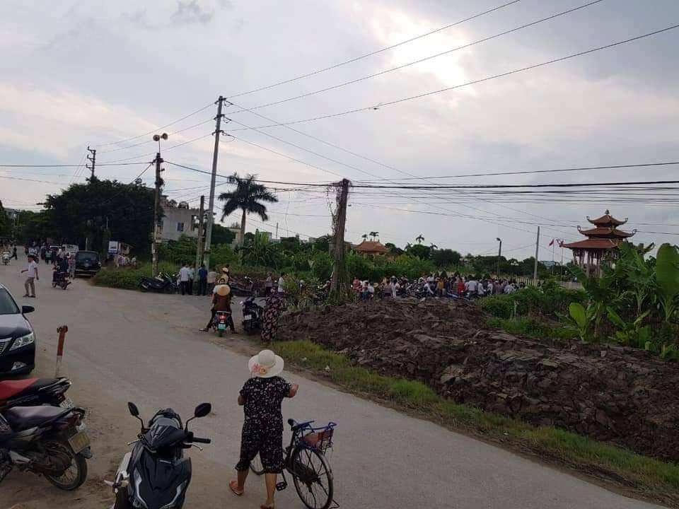 Khu vực thi thể ông Nguyễn Văn Điều được phát hiện.