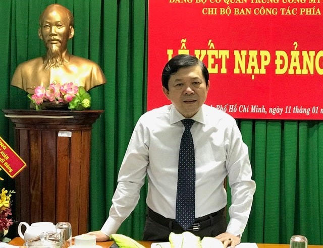 Phó Chủ tịch Nguyễn Hữu Dũng phát biểu tại buổi họp tổng kết Ban công tác phía Nam.