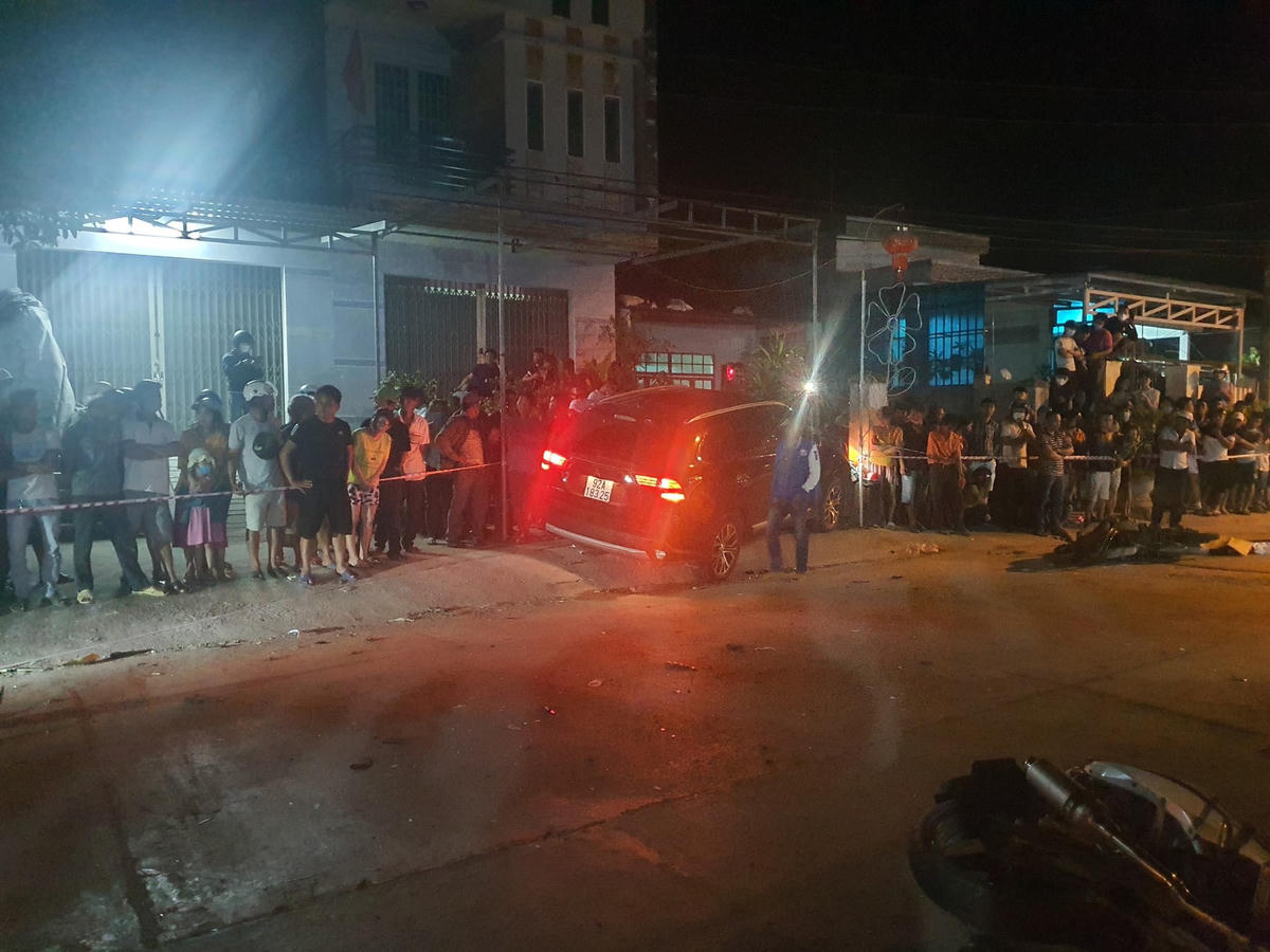 Hiện trường vụ tai nạn khiến 7 người thương vong.