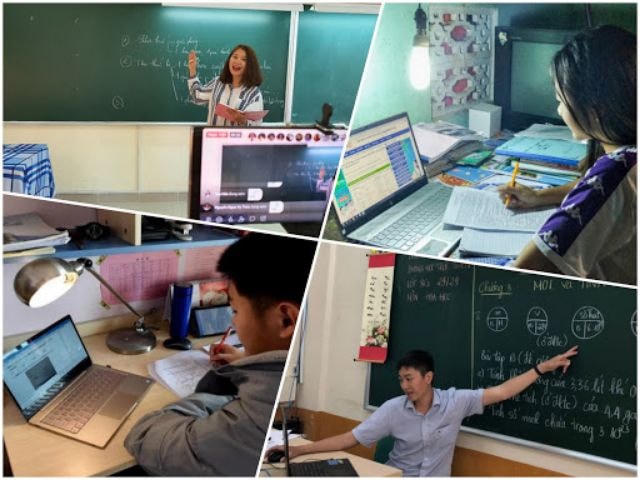 Trước mắt là giúp học sinh quen dần với hình thức dạy - học trực tuyến. (Ảnh TL). 