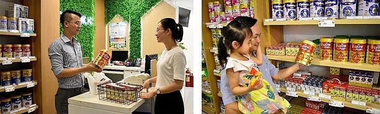 Người tiêu dùng có thể mua sữa bột “Dielac Grow Plus có Tổ Yến” tại các cửa hàng và trang thương mại điện tử Giấc mơ sữa Việt của Vinamilk.