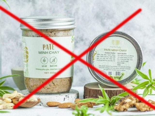 Sản phẩm pate Minh Chay bị xử lý.