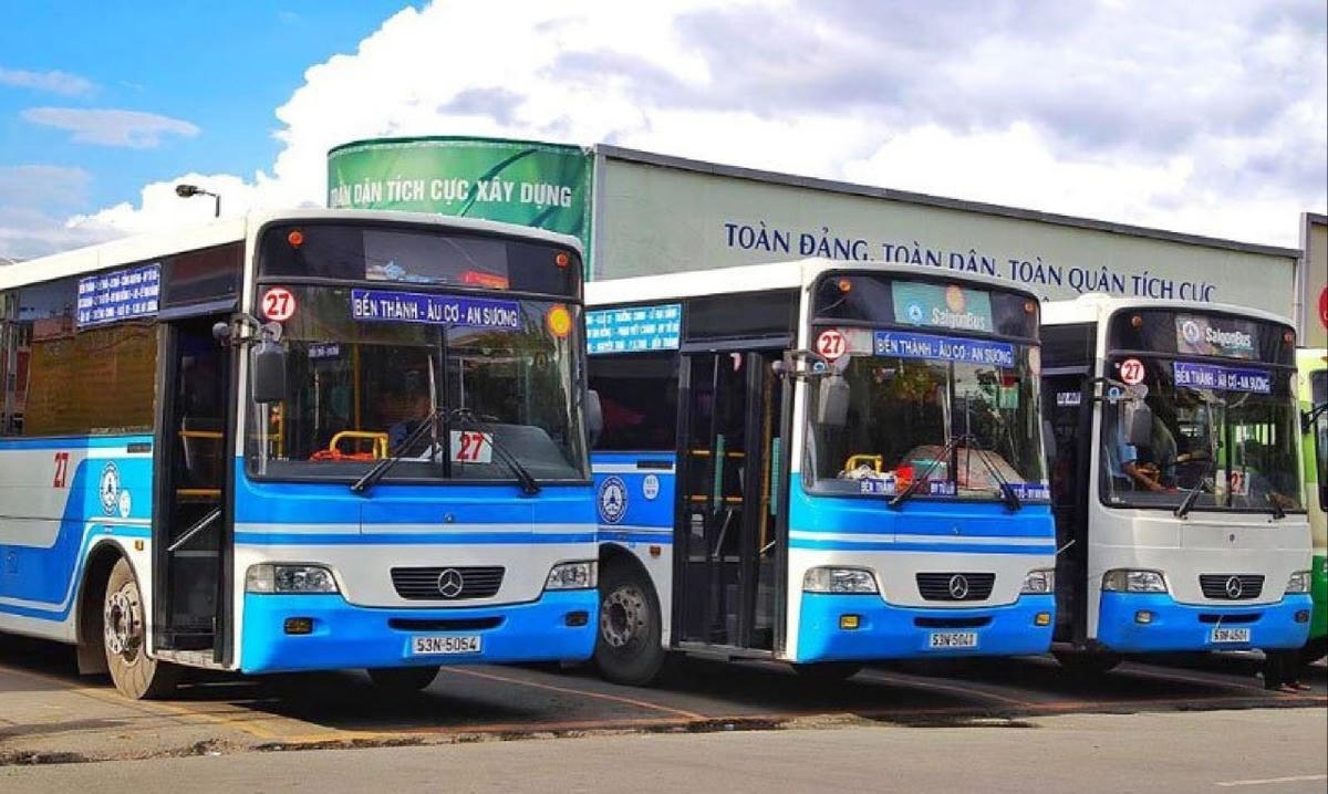 Tuyến cố định tạm ngưng vận chuyển hành khách. Ảnh: CTV.