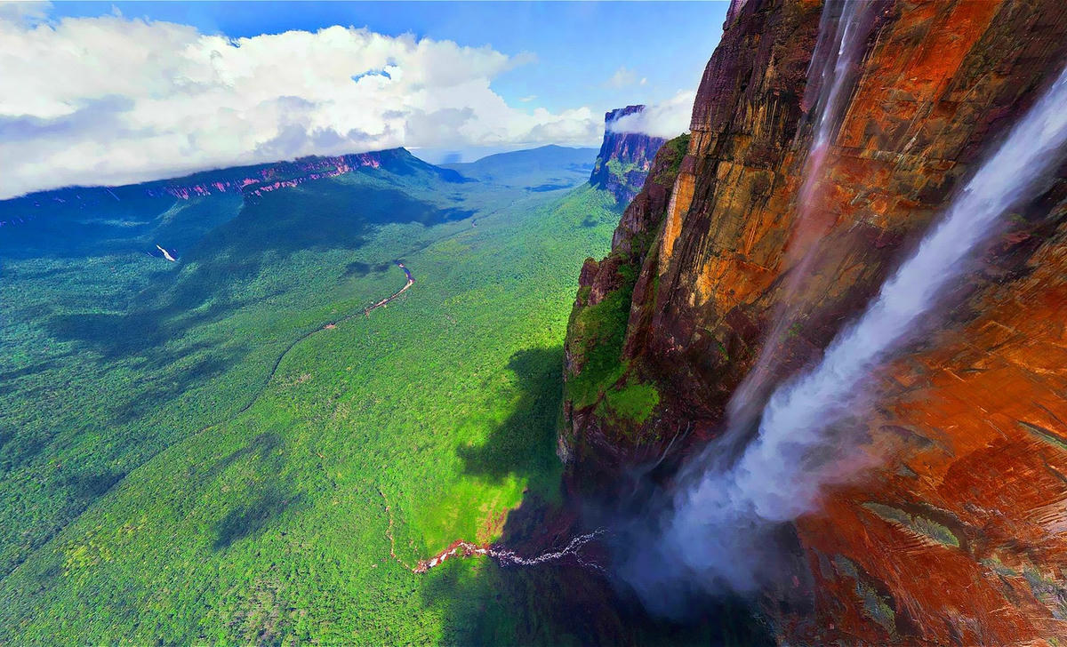 Thác thiên đường, Venezuela. (Nguồn: B.S).