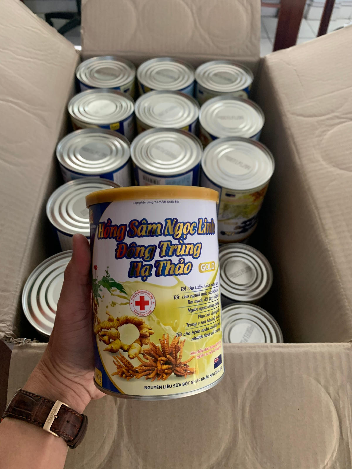 Tang vật bị tạm giữ: 150 hộp.