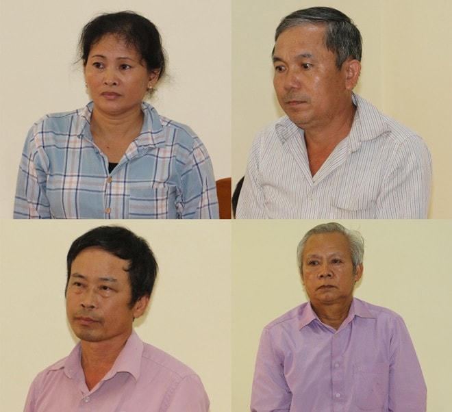 Bốn cán bộ thôn bị khởi tố về hành vi ““Lợi dụng chức vụ quyền hạn trong khi thi hành công vụ” trong việc thực hiện chi trả bồi thường, hỗ trợ và tái định cư dự án Thủy điện cột nước thấp xã Chi Khê, huyện Con Cuông (Ảnh: Cảnh Huệ).