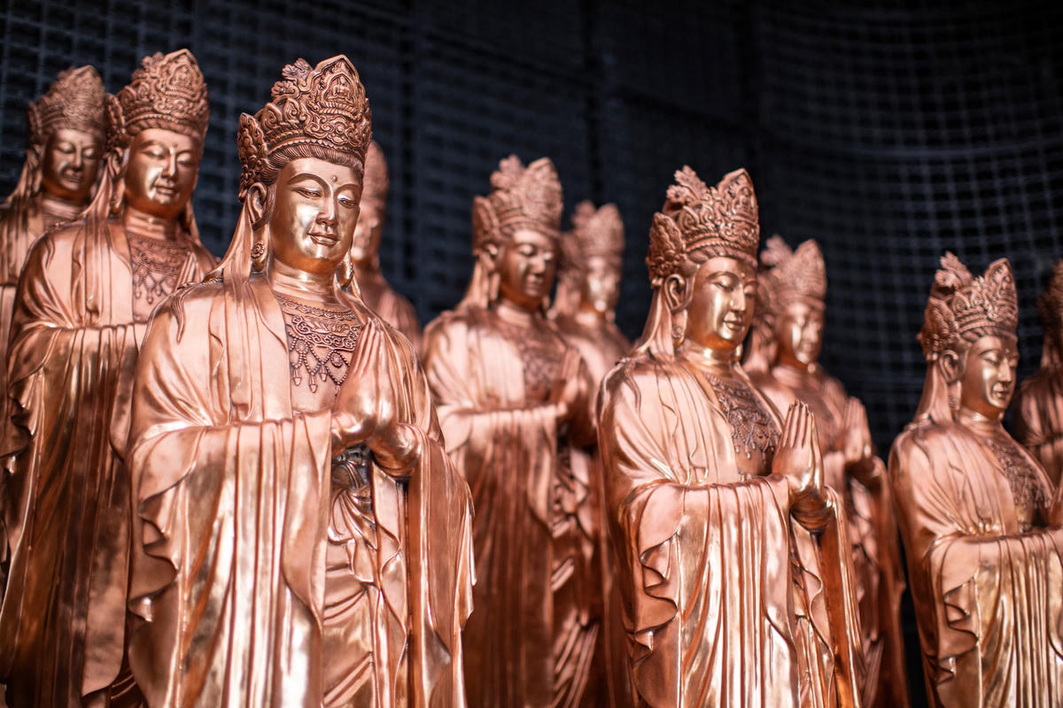 Khu trưng bày triển lãm Phật giáo tại Sun World Baden Mountain.