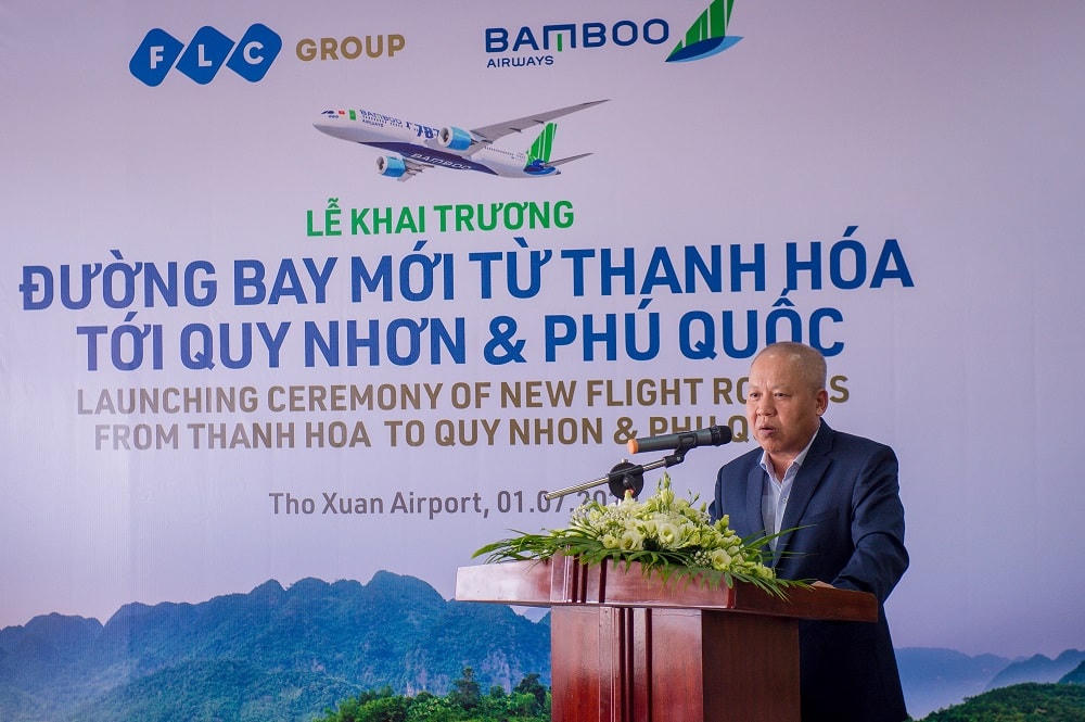 Ông Võ Huy Cường, Phó Cục trưởng Cục Hàng không Việt Nam đánh giá cao nỗ lực của Bamboo Airways trong công cuộc gia tăng liên kết vùng giữa các địa phương.