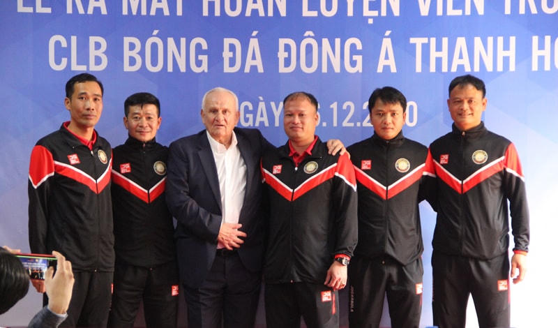 BHL CLB Đông Á Thanh Hóa trong mùa giải 2021.