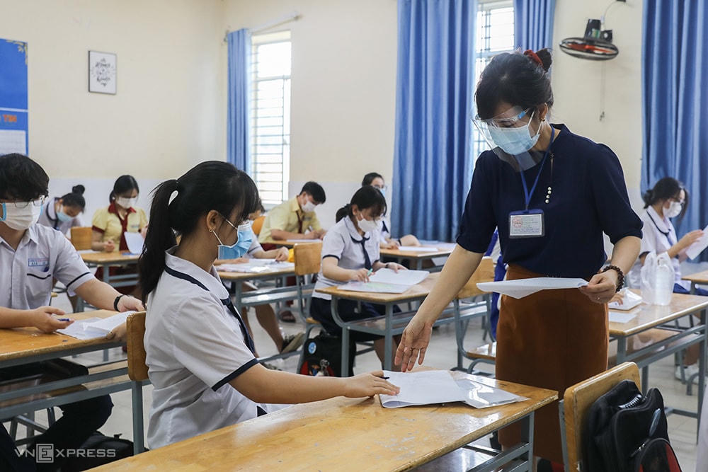 Công tác chấm thi sẽ được các địa phương bắt tay ngay sau kỳ thi. Ảnh: Quỳnh Trần.  