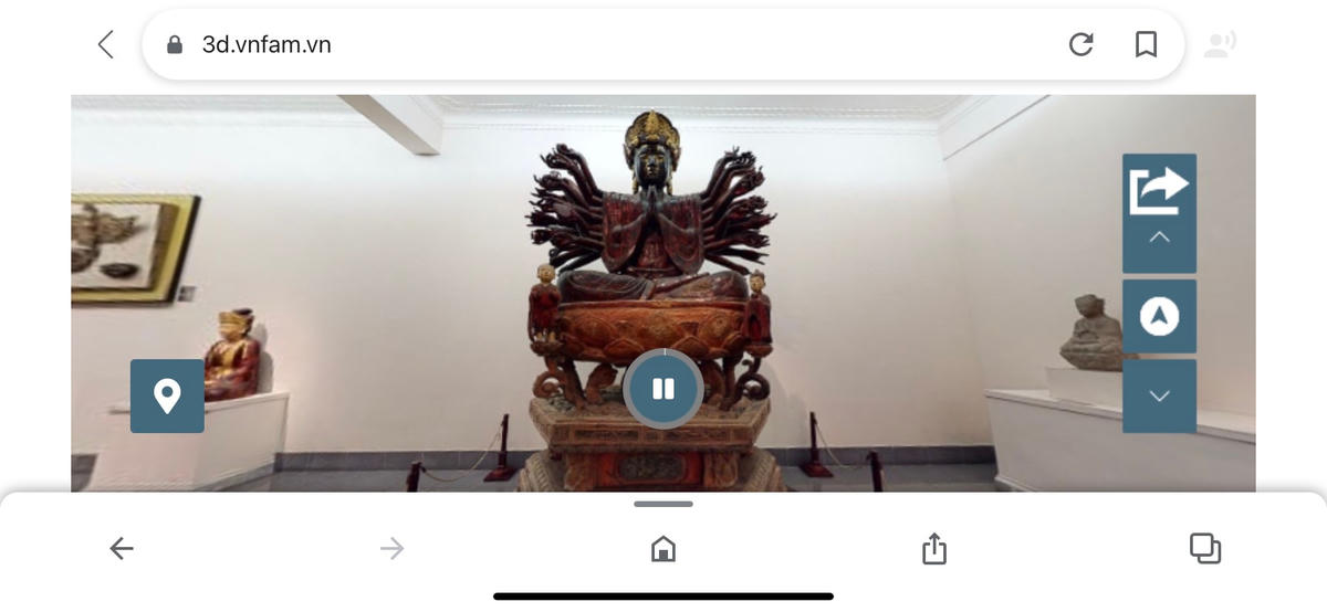 Bảo tàng Mỹ thuật Việt Nam ra mắt công nghệ tham quan 3D Tour