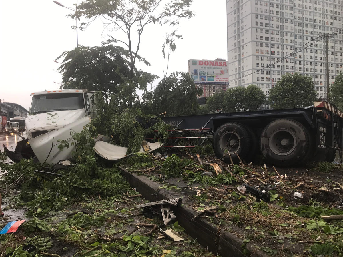 Hiện trường vụ tai nạn. Ảnh: TL