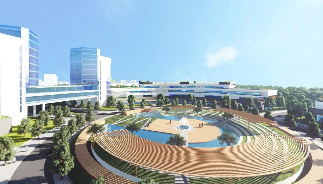 Phối cảnh quy hoạch Trường Quốc tế tại cơ sở Hòa Lạc.