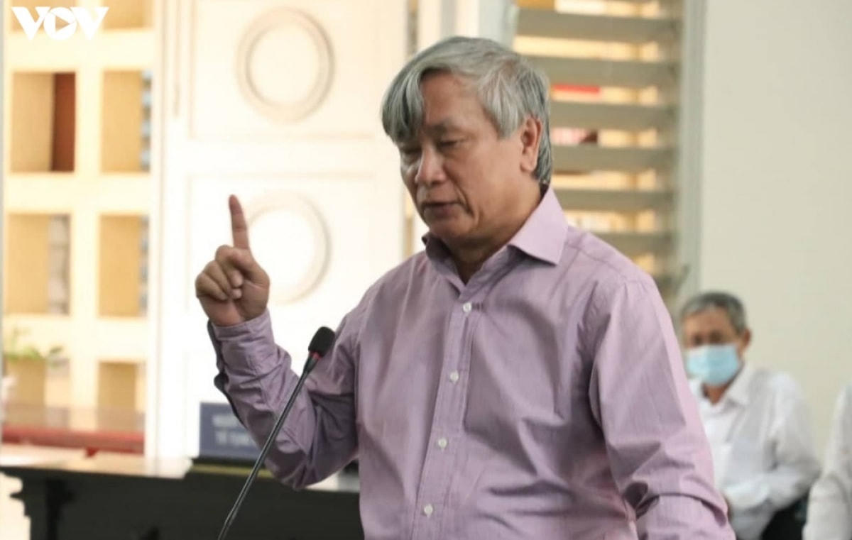 Ông Liêm tại phiên toà ngày 13/8.