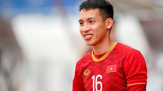 Hùng Dũng hội quân cùng đội tuyển Việt Nam. Ảnh VFF.