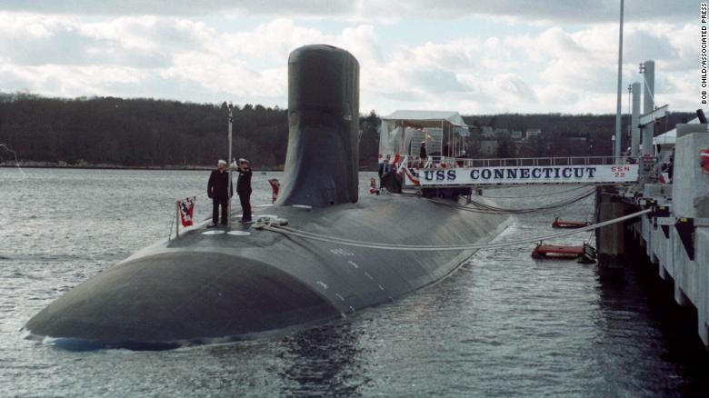Tàu ngầm USS Connecticut được bắt đầu đưa vào hoạt động tại Groton, Connecticut vào ngày 11/12/1998. Ảnh: CNN.