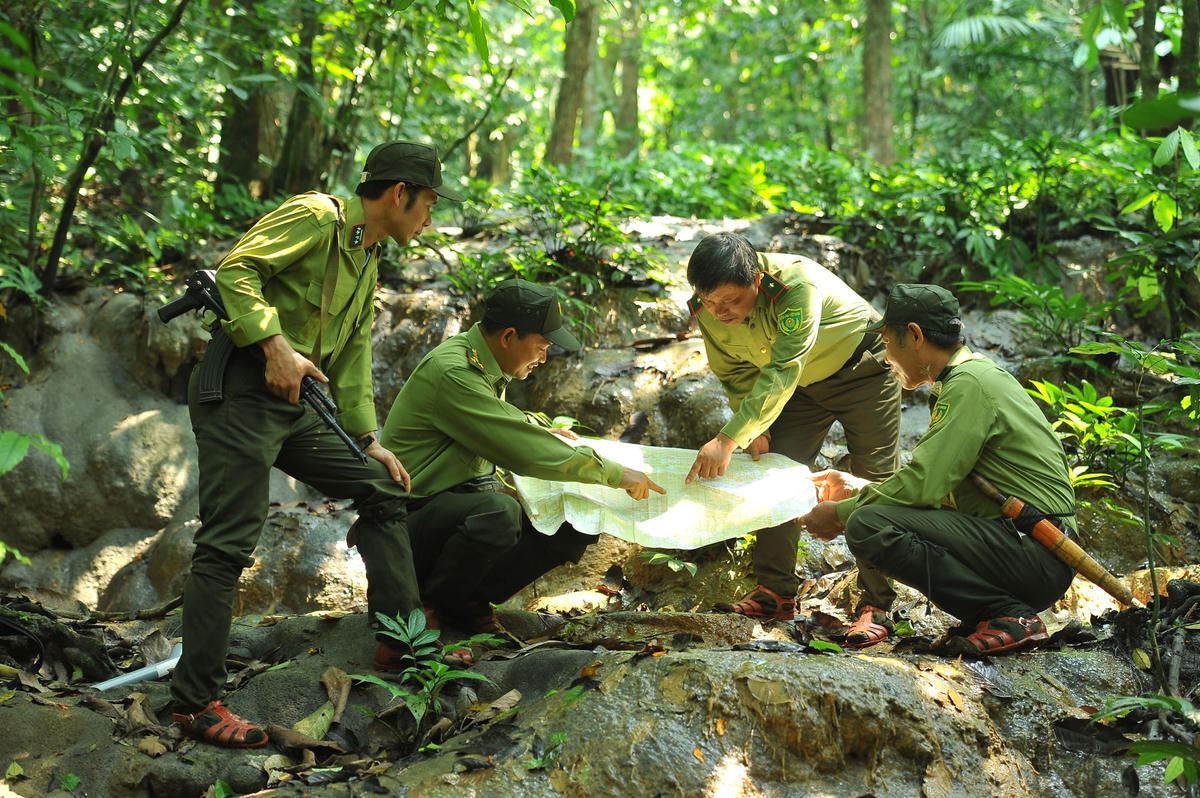 Trên đường tuần tra.