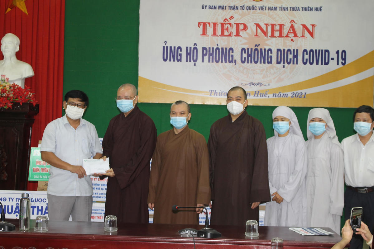 Ban Trị sự GHPG Việt Nam Thừa Thiên - Huế ủng hộ.