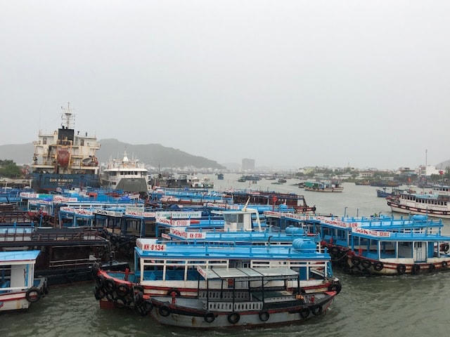 khu vực neo đậu tàu ở tp Nha Trang