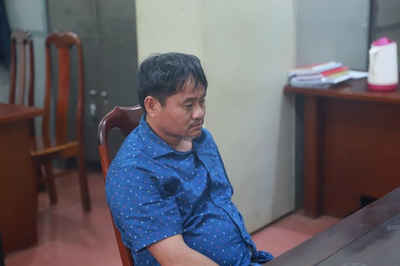 Đỗ Văn Minh tại cơ quan điều tra.