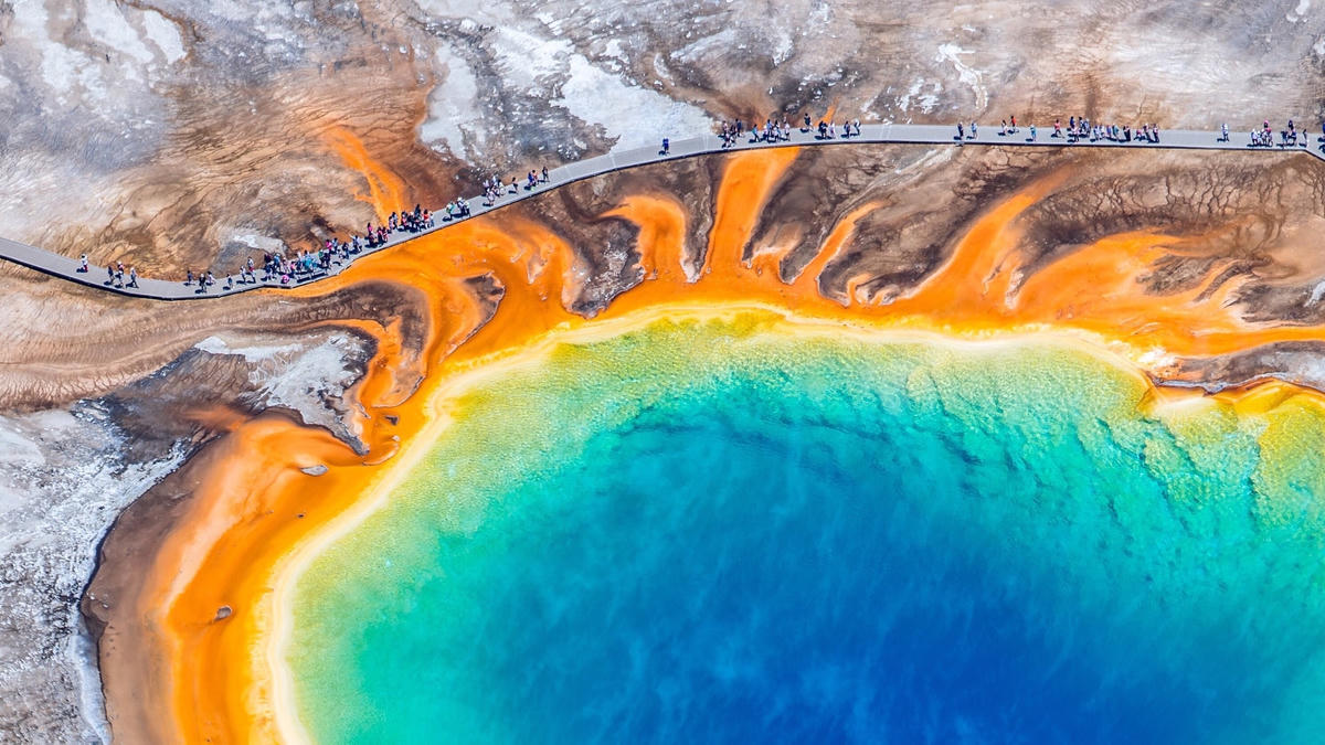 Vườn quốc gia Yellowstone, Mỹ. Ảnh: CNN.