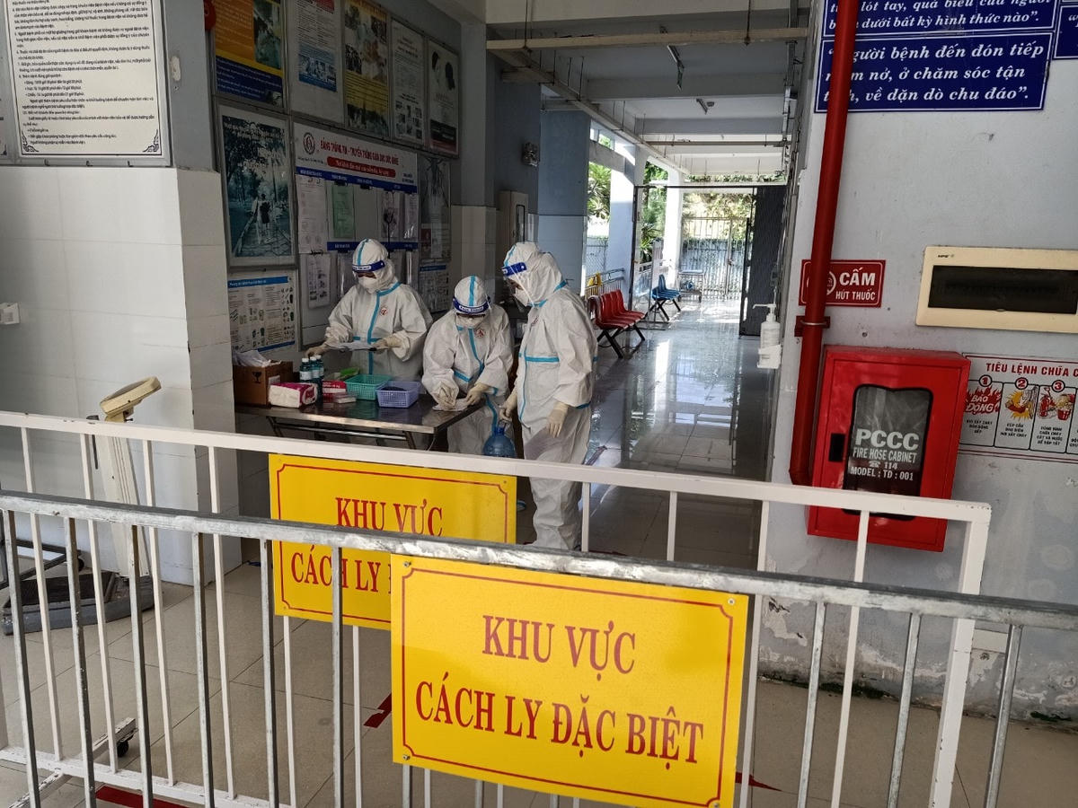 Khu điều trị bệnh nhân Covid-19 ở Bệnh viện đa khoa tỉnh Bạc Liêu