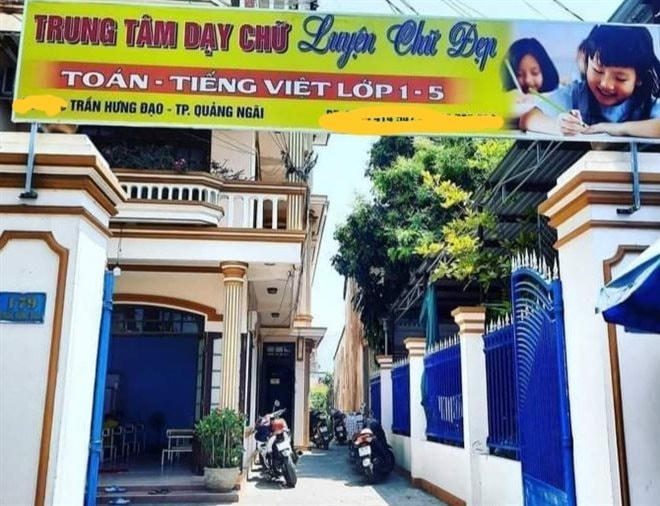 Trung tâm dạy luyện chữ ở TP Quảng Ngãi hoạt động không phép.