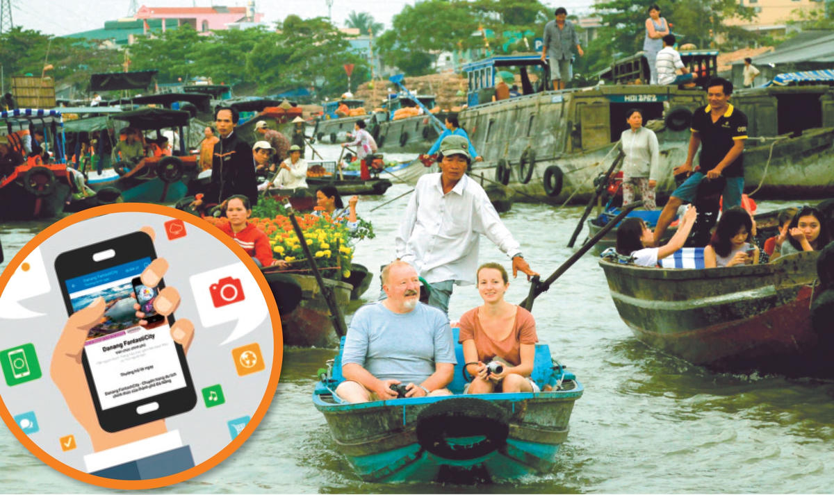 Nhờ ứng dụng công nghệ, nhiều đơn vị lữ hành, du lịch có thể nhanh chóng nắm bắt khách những sở thích, yêu cầu của du khách. Ảnh: Quốc Trung.