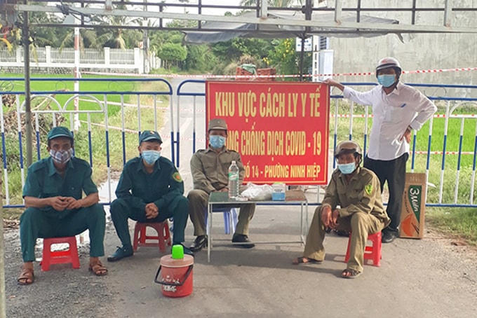 Các lực lượng làm nhiệm vụ.