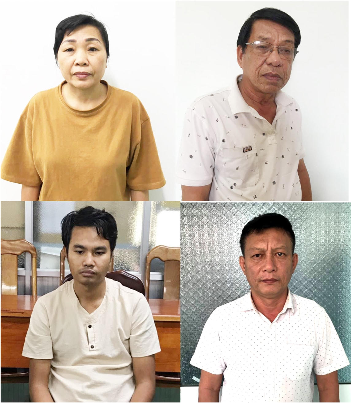 Các đối tượng Tâm, Cảnh, Quý, Trọng lừa đảo ra giá 20 tỷ điều chuyển giám đốc Công an tỉnh đi nơi khác.  
