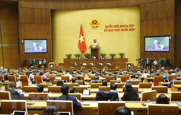 Quang cảnh phiên họp của Quốc hội. (Ảnh: Doãn Tấn/TTXVN).
