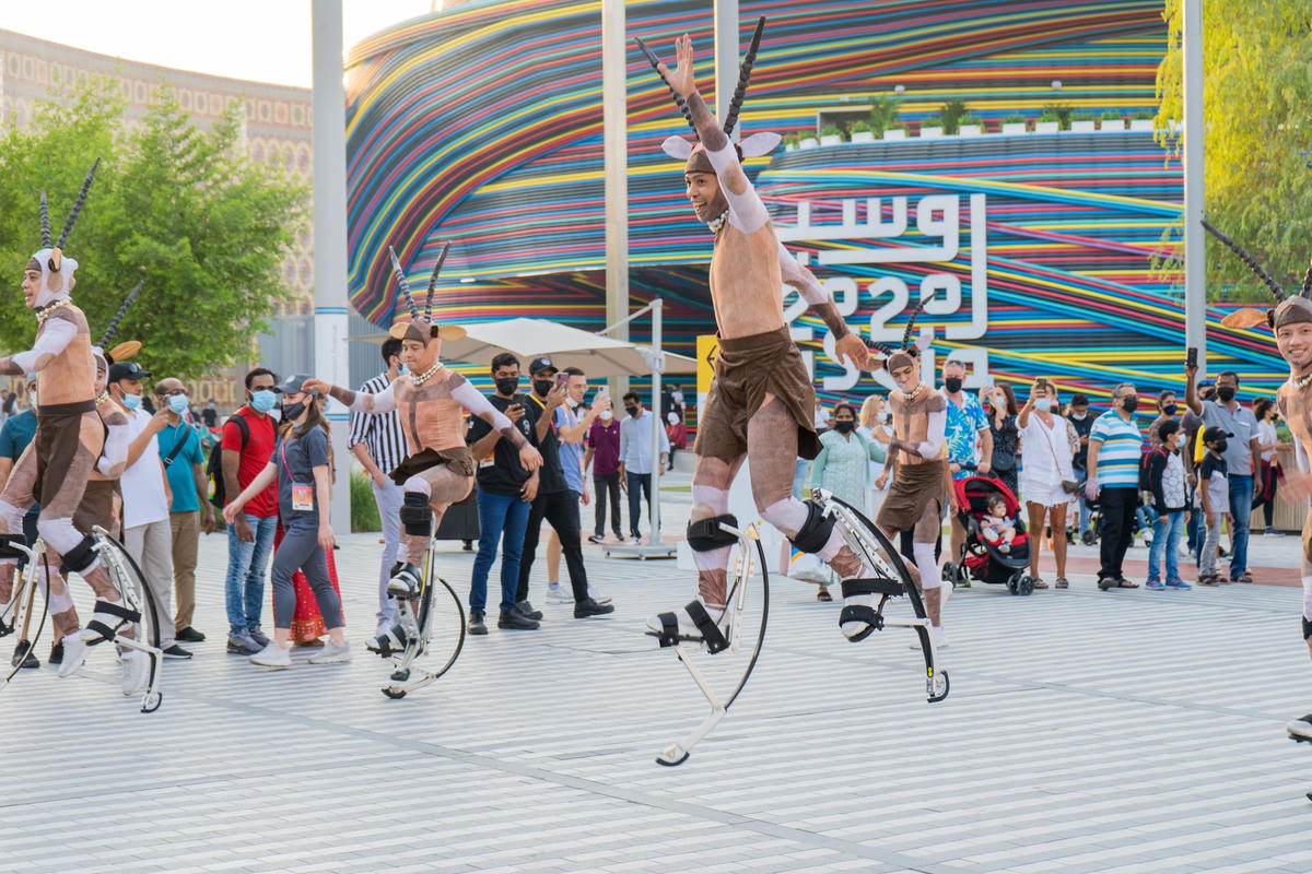 EXPO 2020 Dubai thu hút khách du lịch đến từ khắp nơi trên thế giới.