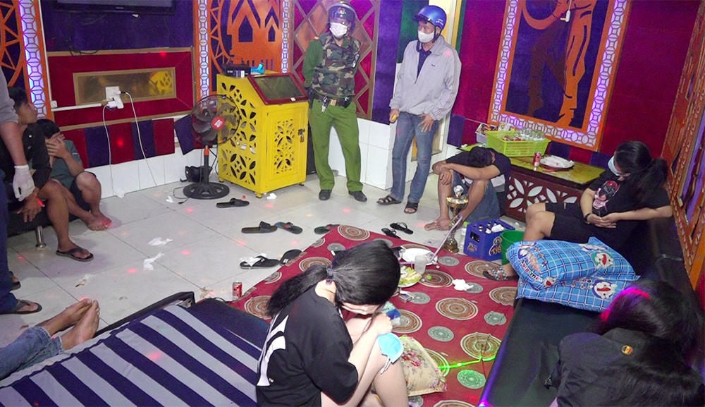 Đây là lần thứ 2 quán Karaoke Gold Star bị phát hiện có khách sử dụng ma túy.