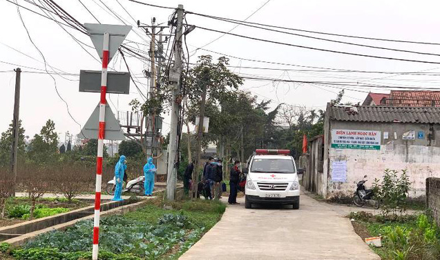 Lực lượng chức năng tiến hành rà soát, truy vết các trường hợp tiếp xúc với ca bệnh tại TP. Hải Dương. Nguồn: Bộ Y tế