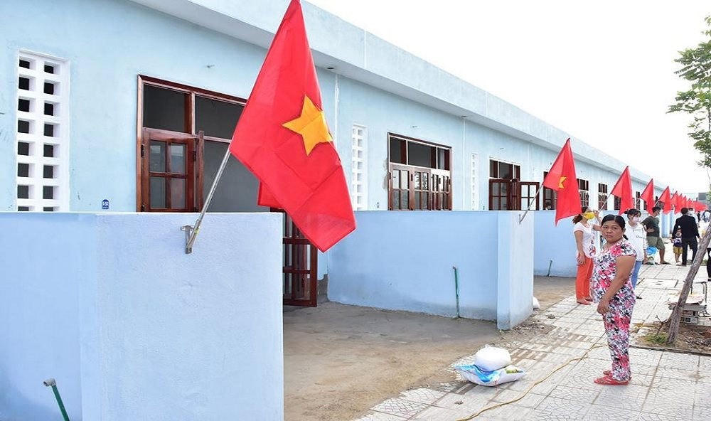 Khu nhà mới cho các hộ nghèo thuộc Dự án di dời dân cư khu vực 1 kinh thành Huế.